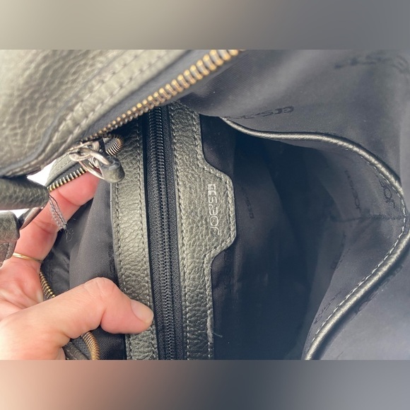 Joe's metallic gray zipper shoulder hand bag purse - Picture 8 of 10